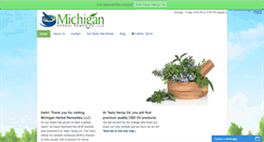 Desktop Screenshot of michiganherbalremedies.com